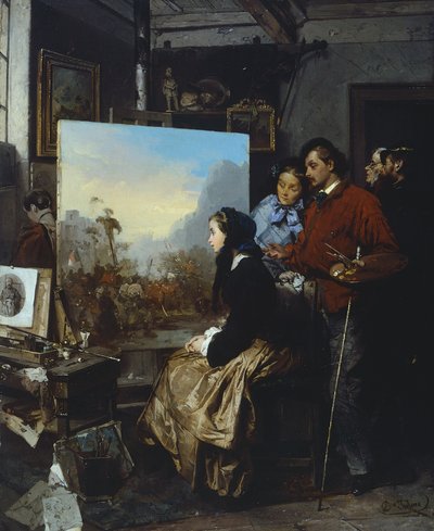 En tanke til Garibaldi af Domenico Induno
