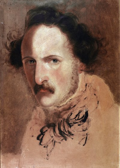 Portræt af Gaetano Donizetti, italiensk komponist (olie på lærred af Domenico Induno