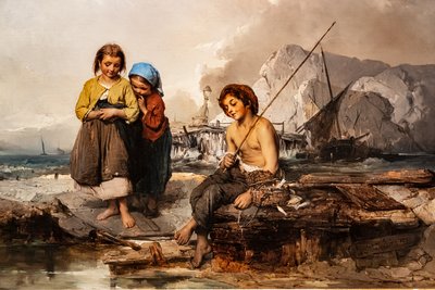Unge Fiskere af Domenico Induno