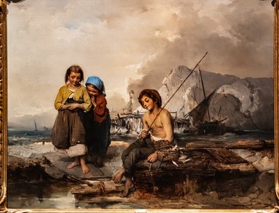 Unge Fiskere af Domenico Induno