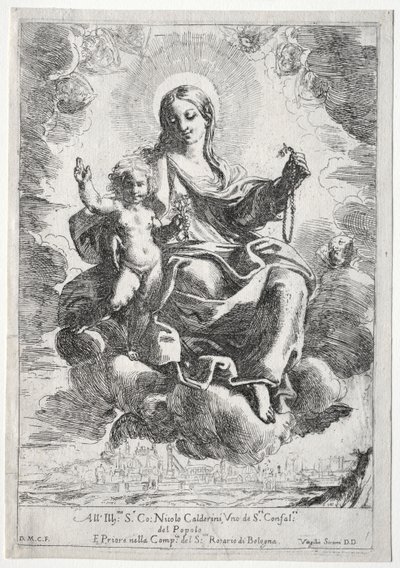 Madonna af rosenkransen af Domenico Maria Canuti