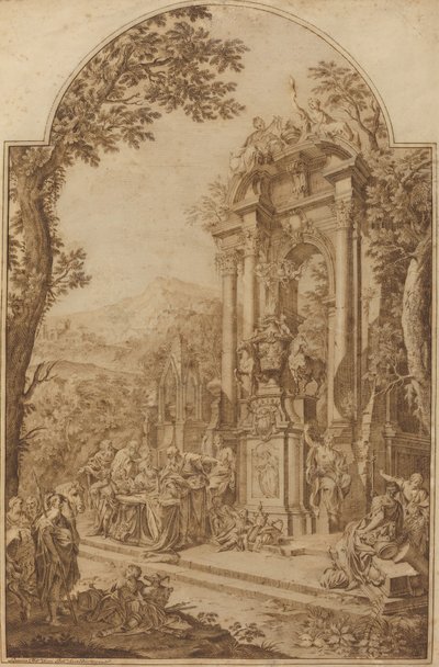 Monument til William Chancellor Cowper af Domenico Maria Fratta