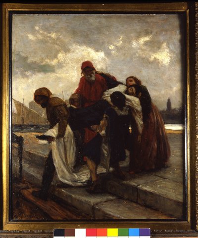 I Due Foscari, maleri af Domenico Morelli (1826 - 1901). af Domenico Morelli