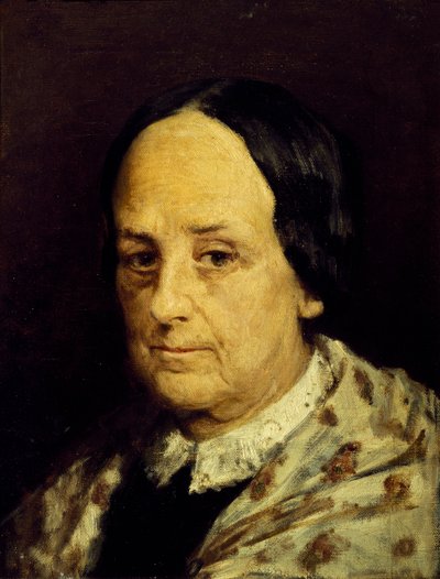 Portræt af Luisa Ruggeri, af Domenico Morelli (1823-1901) af Domenico Morelli