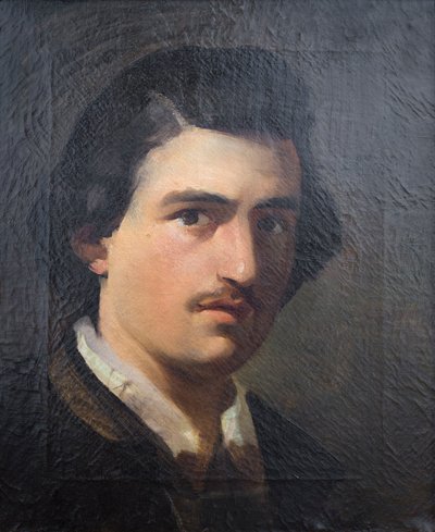 Selvportræt næsten tyve af Domenico Morelli