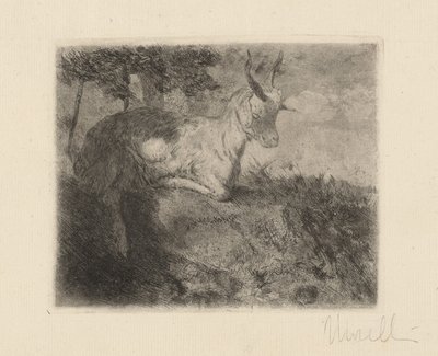 Den lille ged (La capretta) af Domenico Morelli