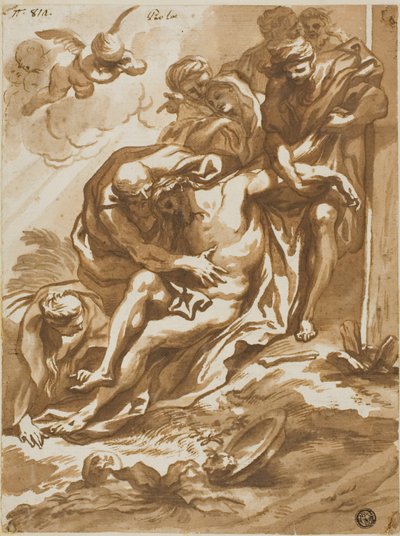 Nedstigning fra korset af Domenico Piola