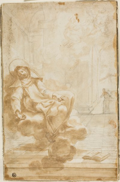 Ekstase af en kvindelig helgen af Domenico Piola