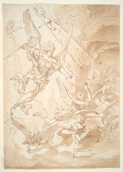 Rebel Angels fald af Domenico Piola
