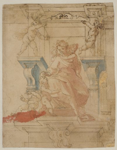 St Anthony fra Padua af Domenico Piola