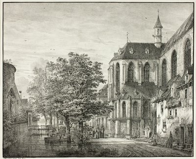 Sognekirken ved Boppard ved Rhinen af Domenico Quaglio