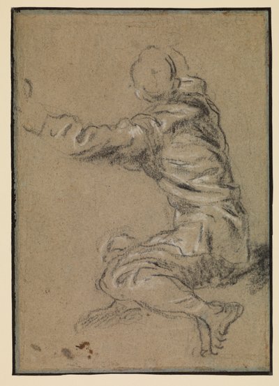 Mand siddende, 1500-tallet af Domenico Robusti Tintoretto