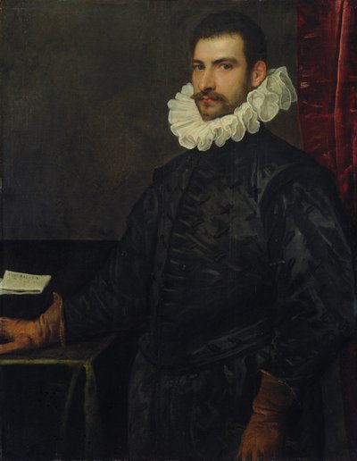 Portræt af en ung mand af Domenico Robusti Tintoretto