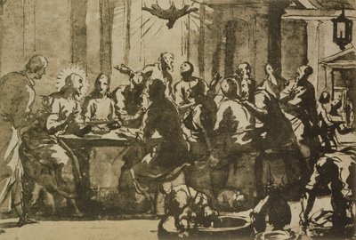 Den sidste nadver af Domenico Robusti Tintoretto