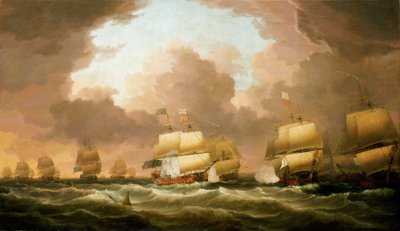 Slaget ved Quiberon-bugten, 20. november 1759 af Dominic Serres