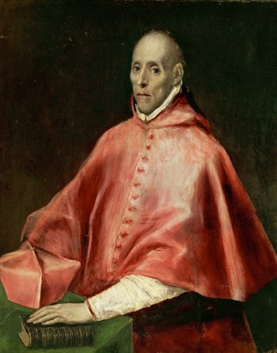 Portræt af kardinal Juan Pardo de Tavera, 1609. af Dominico El Greco