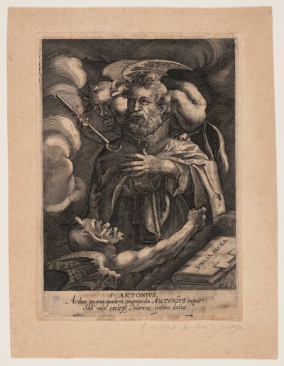 Sankt Antonius af Dominicus Custos