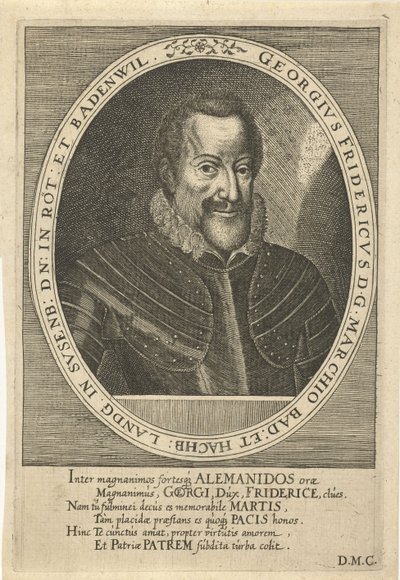 George Frederick af Baden-Durlach 1573-1638, ca. 1610 af Dominicus or Custodis Custos