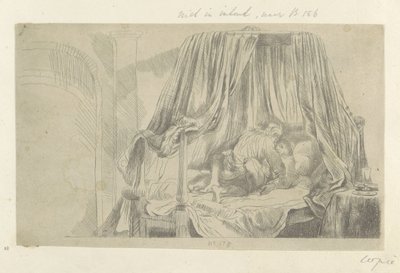 Ledikant Samling af 85 originale tryk (serietitel) af Dominique Vivant Denon (baron) (attributed to)