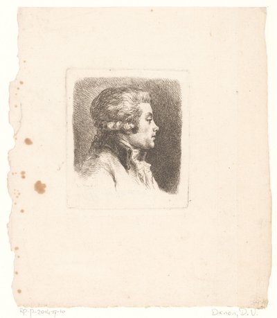 Portræt af det franske trykte forlag N.C. Aubourg af Dominique Vivant Denon (baron)