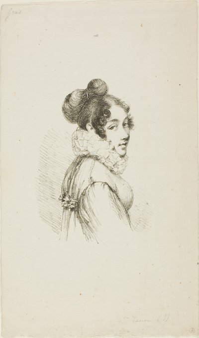 Portræt af en ung dame af Dominique Vivant Denon