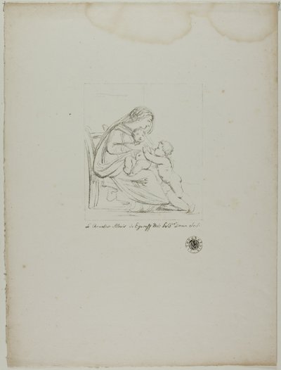 Siddende jomfru af Dominique Vivant Denon