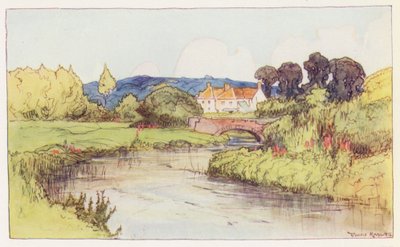 The Frome nær Frampton (farvelitografi) af Donald (after) Maxwell