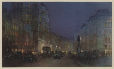 Knightsbridge i sort og guld af Donald Maxwell