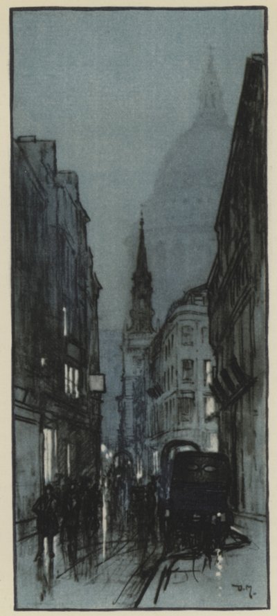 St Pauls Cathedral, fra Watling Street af Donald Maxwell