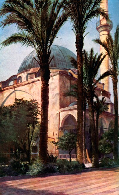 Jezzar Pasha-moskeen, Acre, Palæstina, c1930