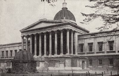 University College, Gower Street, Bloomsbury, London (s/h-billede) af Donald McLeish