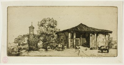 En toscansk gård af Donald Shaw MacLaughlan
