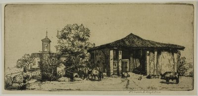 En toscansk gård af Donald Shaw MacLaughlan