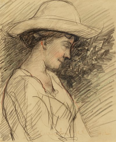 Aileen på Asolo af Donald Shaw MacLaughlan