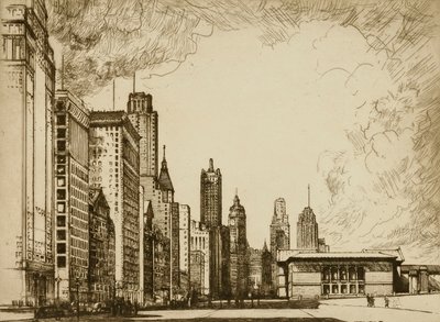 Chicago, Michigan Avenue nr. 2 af Donald Shaw MacLaughlan