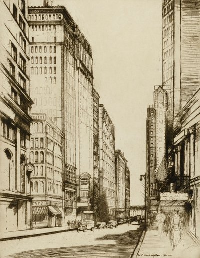 Chicago, Monroe Street af Donald Shaw MacLaughlan