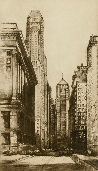 Chicago, Chicagos hjerte (aften) af Donald Shaw MacLaughlan