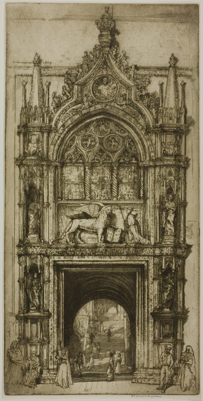 Dogernes døråbning, Venedig af Donald Shaw MacLaughlan