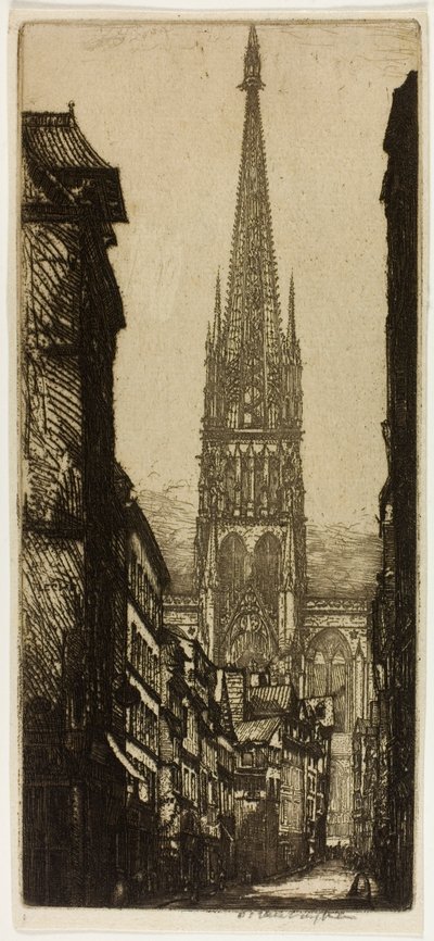 La Fleche, Rouen af Donald Shaw MacLaughlan