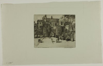 La Porte Gayole, Boulogne-sur-Mer af Donald Shaw MacLaughlan