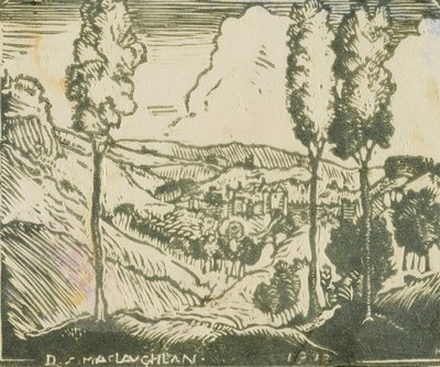 Landskab af Donald Shaw MacLaughlan