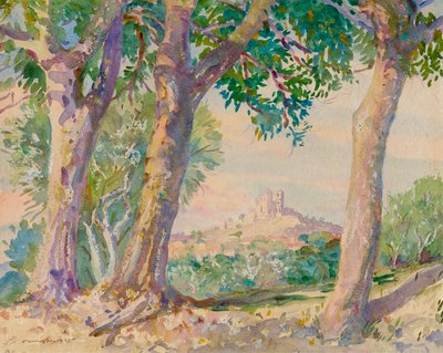Landskab, Italien af Donald Shaw MacLaughlan