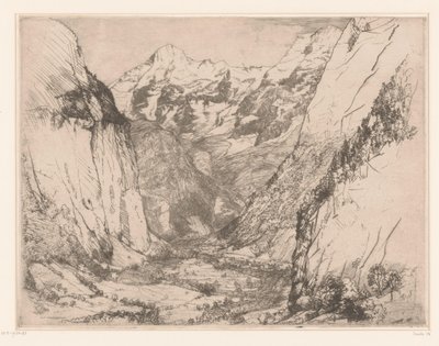 Lauterbrunnen-dalen Lauterbrunnen af Donald Shaw MacLaughlan