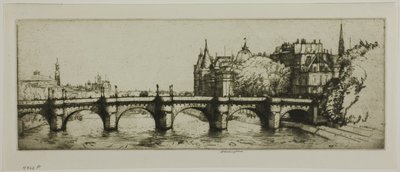 Pont Neuf, Paris af Donald Shaw MacLaughlan
