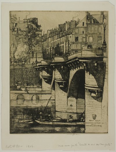 Pont Neuf, Paris af Donald Shaw MacLaughlan