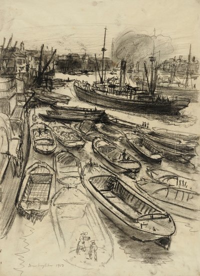 London på Themsen af Donald Shaw MacLaughlan
