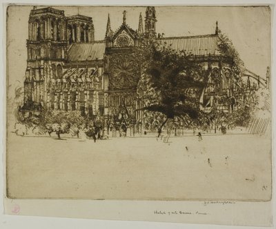Notre-Dame, Paris af Donald Shaw MacLaughlan