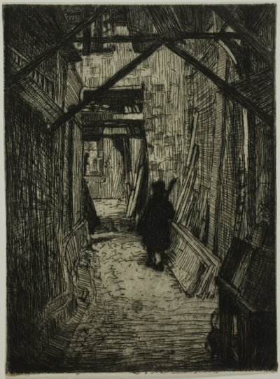 Passage, Rouen af Donald Shaw MacLaughlan