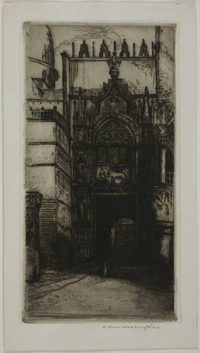 Hertugpaladsets portal, Venedig af Donald Shaw MacLaughlan
