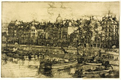 Quai des Grands Augustine, Paris af Donald Shaw MacLaughlan